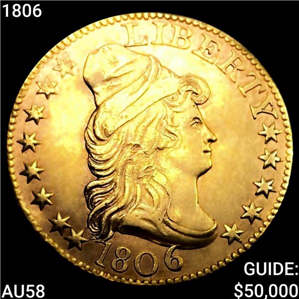 1806 $5 Gold Half Eagle CHOICE AU