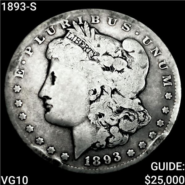 1893-S Morgan Silver Dollar NICELY CIRCULATED