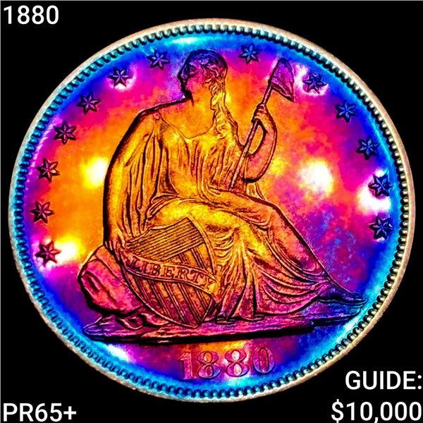 1880 Seated Liberty Half Dollar GEM PROOF +