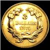 Image 2 : 1874 $3 Gold Piece UNCIRCULATED