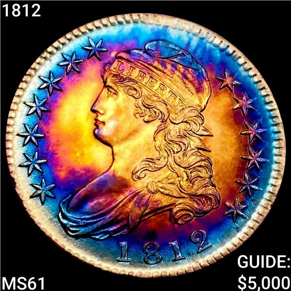 1812 Capped Bust Half Dollar UNCIRCULATED