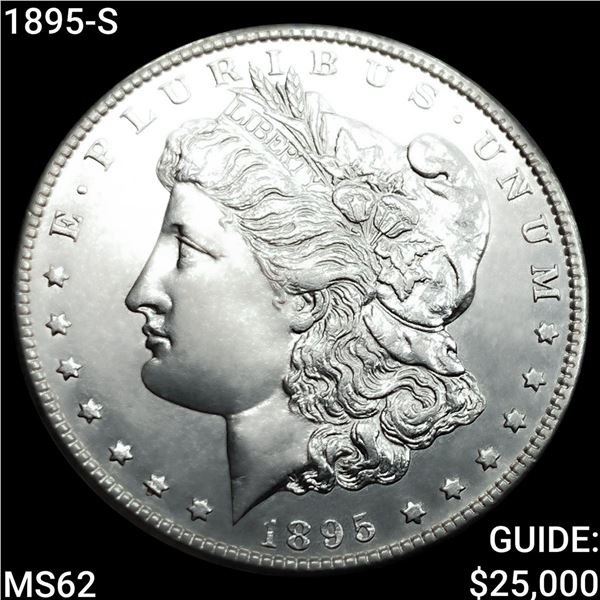 1895-S Morgan Silver Dollar UNCIRCULATED