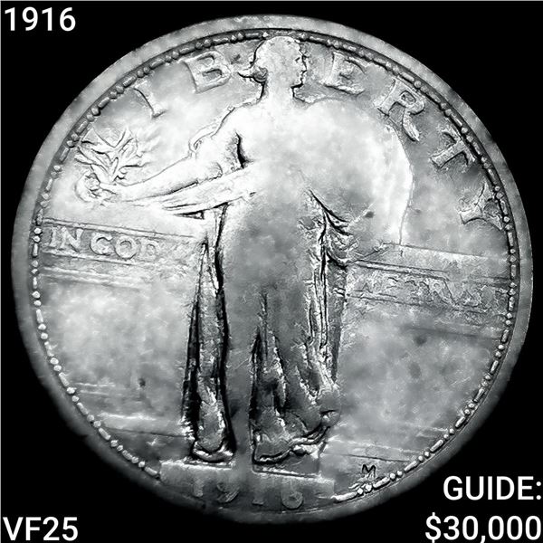 1916 Standing Liberty Quarter LIGHTLY CIRCULATED