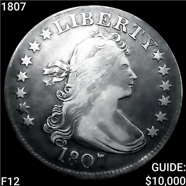 1807 Draped Bust Quarter NICELY CIRCULATED