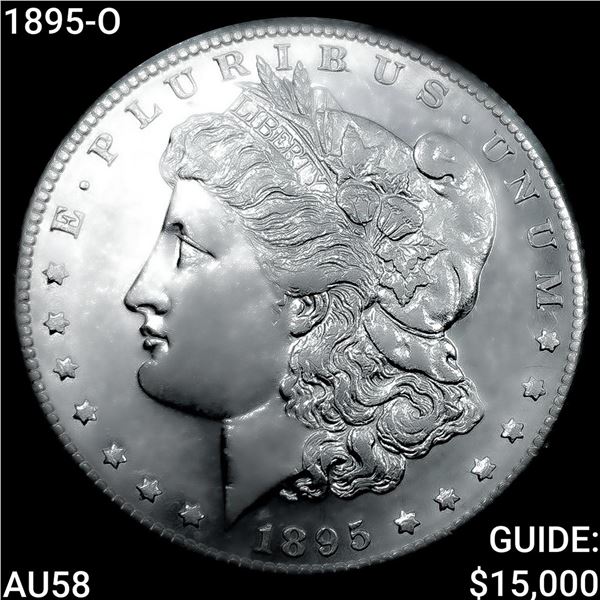 1895-O Morgan Silver Dollar CHOICE AU