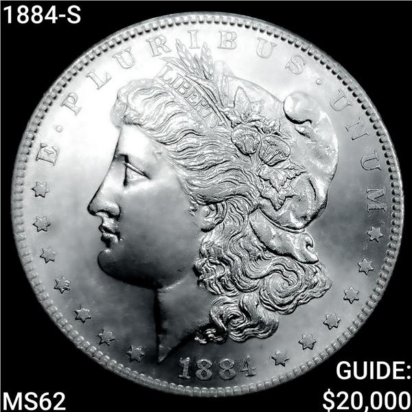 1884-S Morgan Silver Dollar UNCIRCULATED