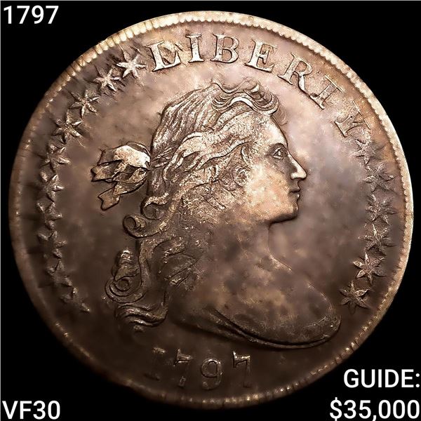 1797 Draped Bust Dollar LIGHTLY CIRCULATED