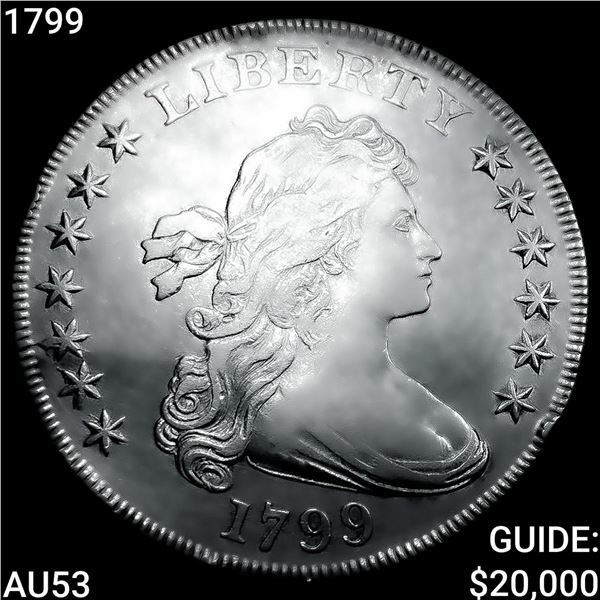 1799 Draped Bust Dollar CLOSELY UNCIRCULATED