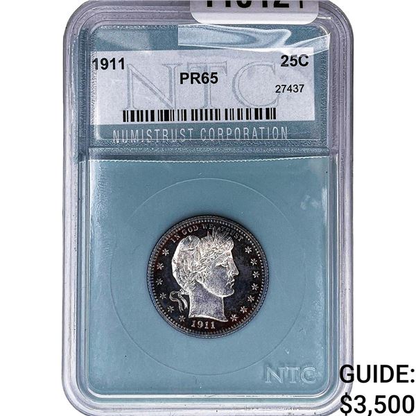 1911 Barber Quarter NTC PR65