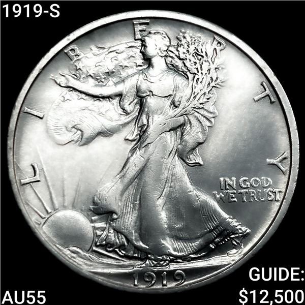1919-S Walking Liberty Half Dollar HIGH GRADE