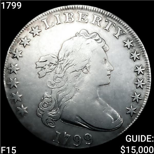 1799 Draped Bust Dollar NICELY CIRCULATED