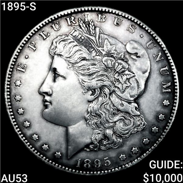 1895-S Morgan Silver Dollar CLOSELY UNCIRCULATED
