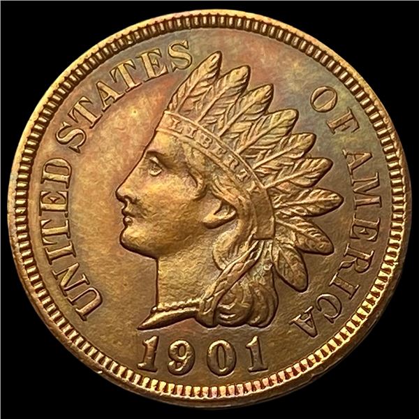 1901 Indian Head Cent CLOSELY UNCIRCULATED