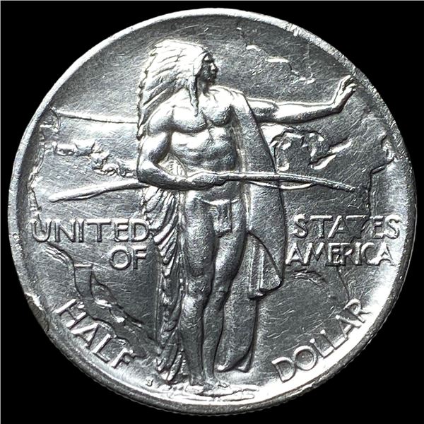 1926-S Silver Oregon Trail Half Dollar CLOSELY UNCIRCULATED