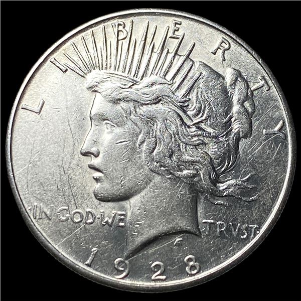 1928-S Silver Peace Dollar CLOSELY  UNCIRCULATED