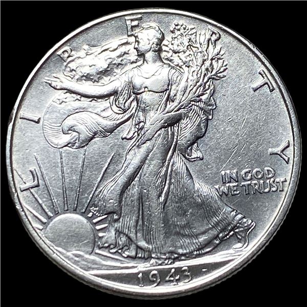 1943 Silver Walking Liberty Half Dollar  CLOSELY UNCIRCULATED