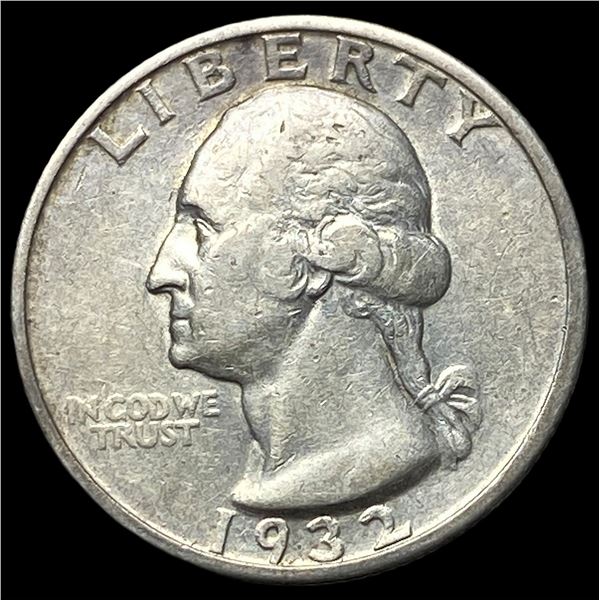 1932-S Silver Washington Quarter NEARLY  UNCIRCULATED