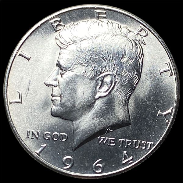 1964 Silver Kennedy Half Dollar GEM BU