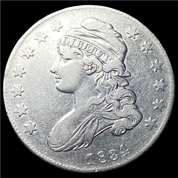 1834 Capped Bust Half Dollar NEARLY  UNCIRCULATED