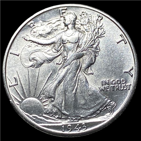 1943-D Silver Walking Liberty Half Dollar  UNCIRCULATED