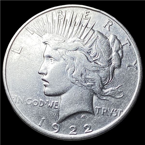 1922-D Silver Peace Dollar NEARLY  UNCIRCULATED