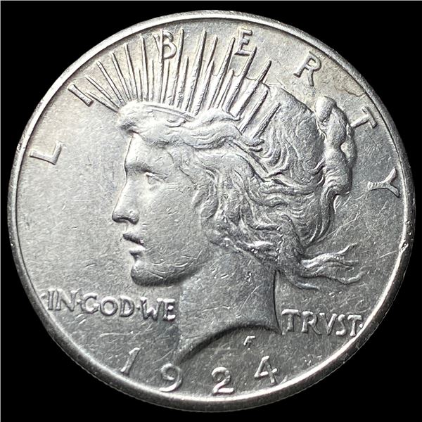 1924-S Peace Silver Dollar CLOSELY  UNCIRCULATED