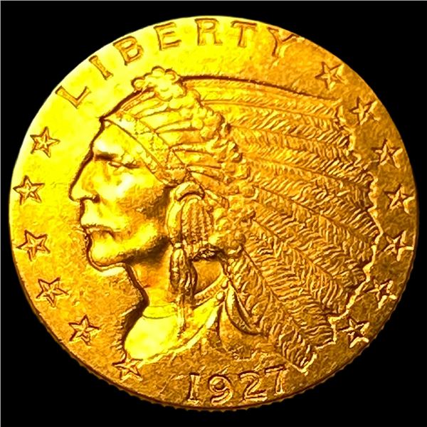1927 Indian Head $2.5 Gold Quarter Eagle  UNCIRCULATED
