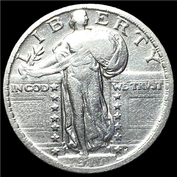 1917 Type 2 Standing Liberty Quarter NEARLY  UNCIRCULATED