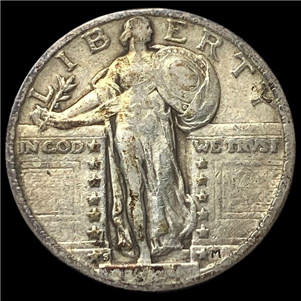 1924-S Standing Liberty Quarter CLOSELY  UNCIRCULATED