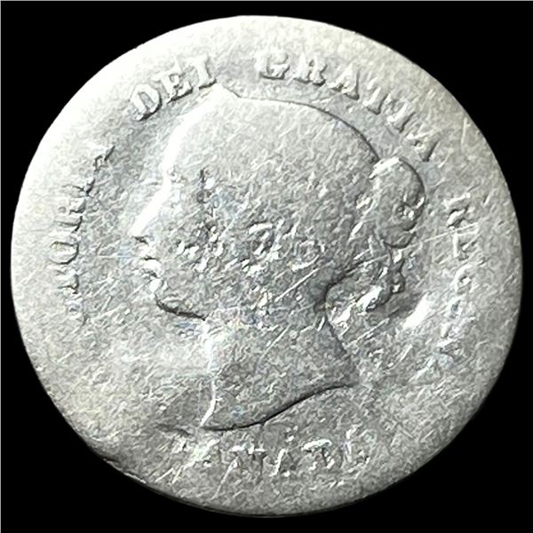 1872 Canada Silver 5 Cents NICELY CIRCULATED