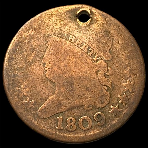 1809 Classic Head Half Cent NICELY CIRCULATED