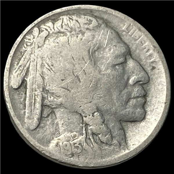 1913-S Type 2 Buffalo Nickel NEARLY UNCIRCULATED
