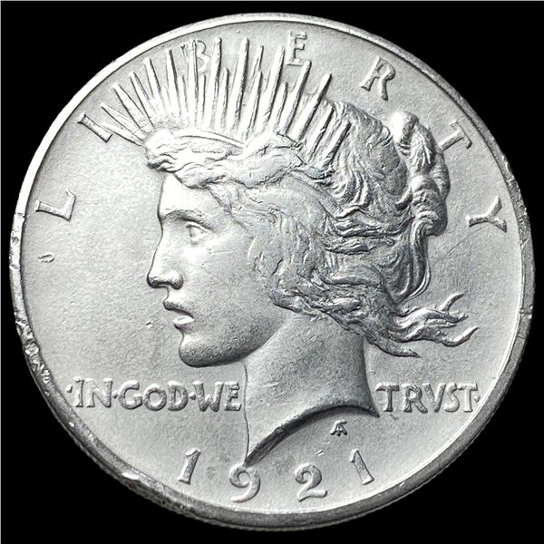 1921 Silver Peace Dollar CLOSELY UNCIRCULATED