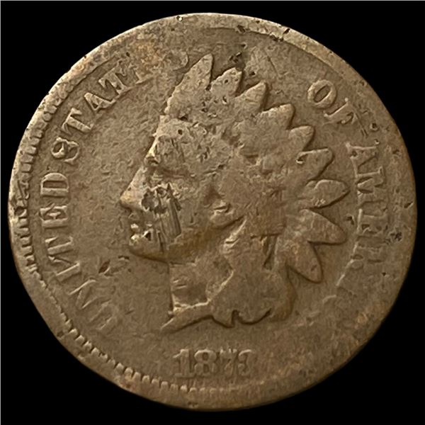 1873 Indian Head Cent NICELY CIRCULATED