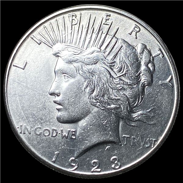 1923-S Peace Silver Dollar CHOICE AU