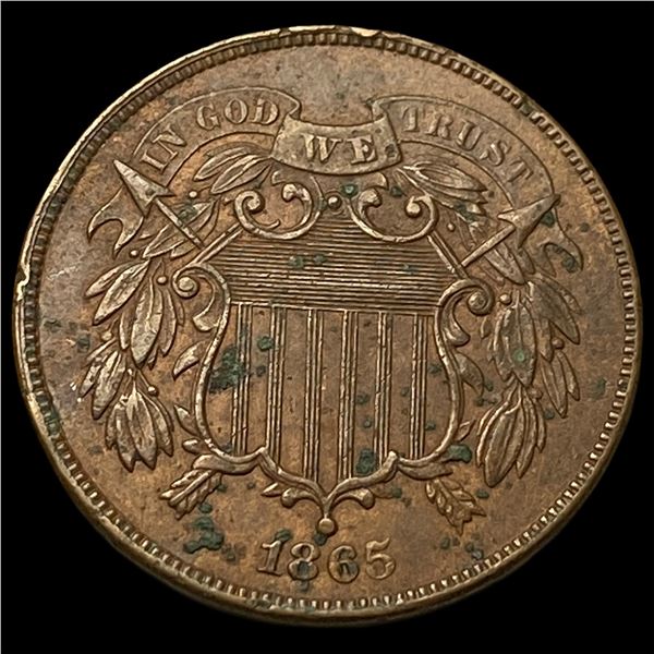 1865 Two-Cent Piece CLOSELY UNCIRCULATED