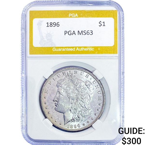1896 Morgan Silver Dollar PGA MS63