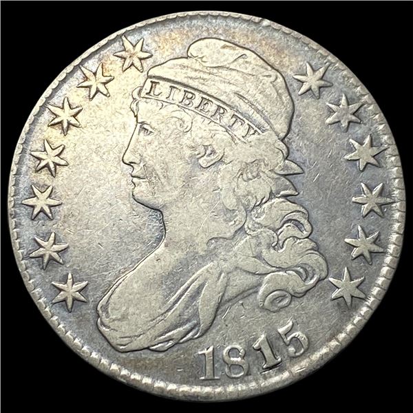 1815 Silver Capped Bust Half Dollar LIGHTLY  CIRCULATED