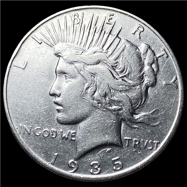 1935-S Silver Peace Dollar LIGHTLY CIRCULATED