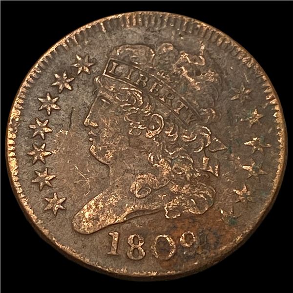1809 Classic Head Half Cent CLOSELY  UNCIRCULATED