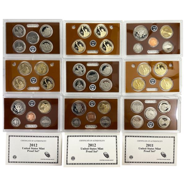 [3] 2011-2012 U.S. Mint Proof Set