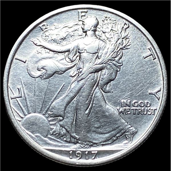 1917 Silver Walking Liberty Half Dollar  CLOSELY UNCIRCULATED
