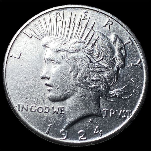 1924-S Peace Silver Dollar CLOSELY  UNCIRCULATED