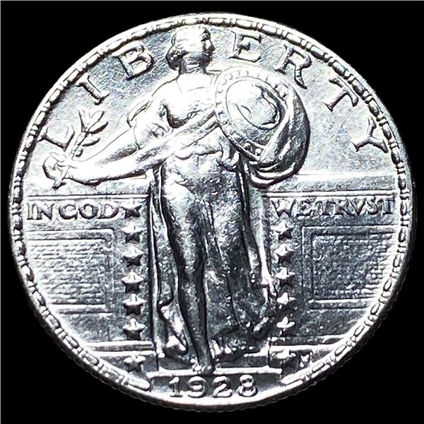 1928 Standing Liberty Silver Quarter CLOSELY  UNCIRCULATED