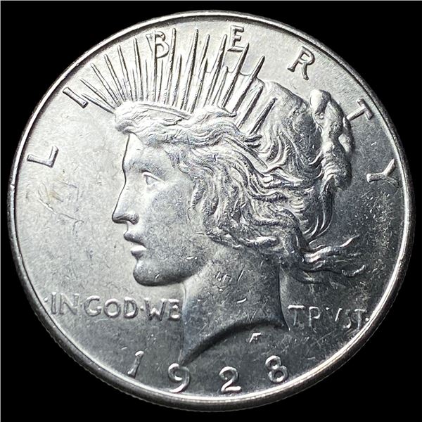 1928-S Silver Peace Dollar CHOICE BU