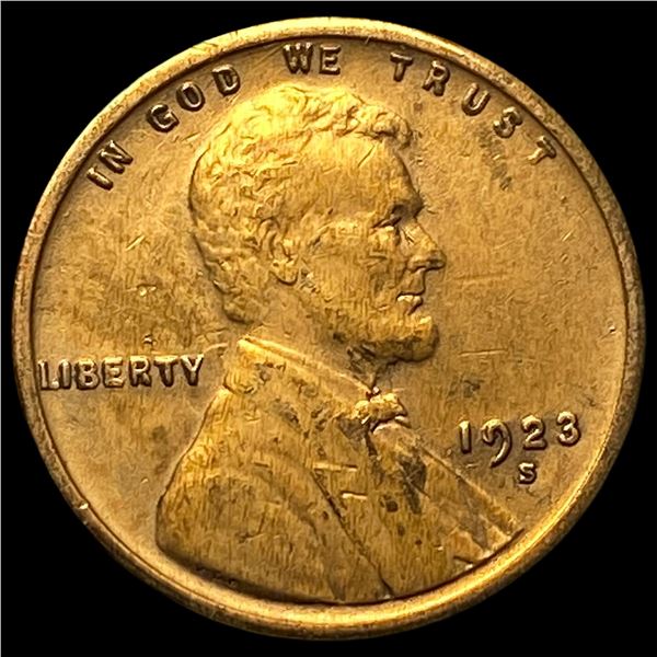 1923-S Lincoln Wheat Cent CLOSELY  UNCIRCULATED