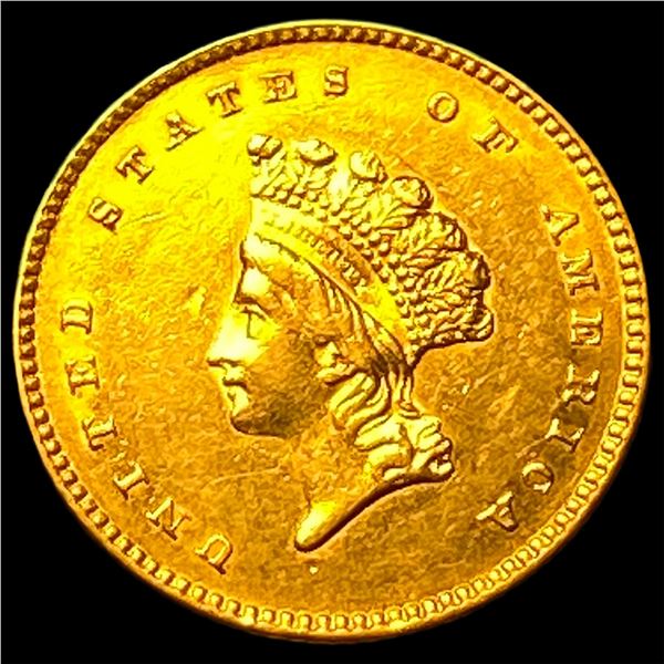 1854 Gold $1 Indian Head UNCIRCULATED