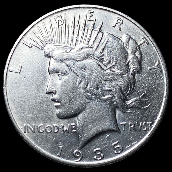 1935-S Silver Peace Dollar NEARLY  UNCIRCULATED