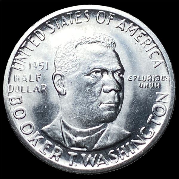 1951-S Silver Booker T. Washington Half  Dollar CHOICE BU