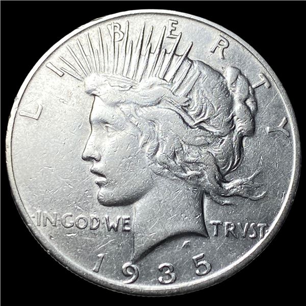 1935-S Silver Peace Dollar LIGHTLY CIRCULATED